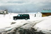 Composition 2024/08/20, Country landscape with black truck